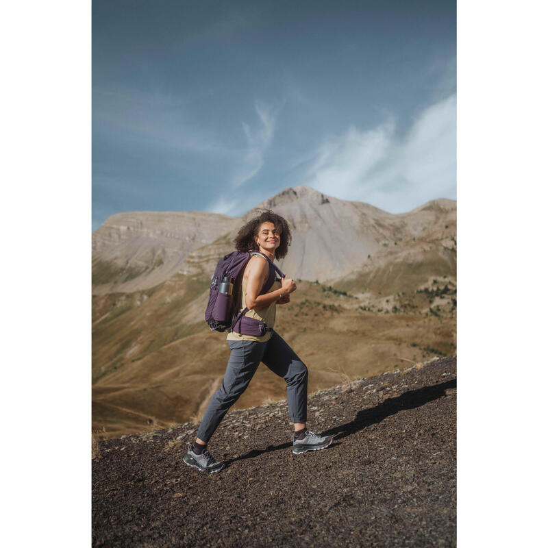 Pantalon Drumeție la Munte MH500 Gri Damă