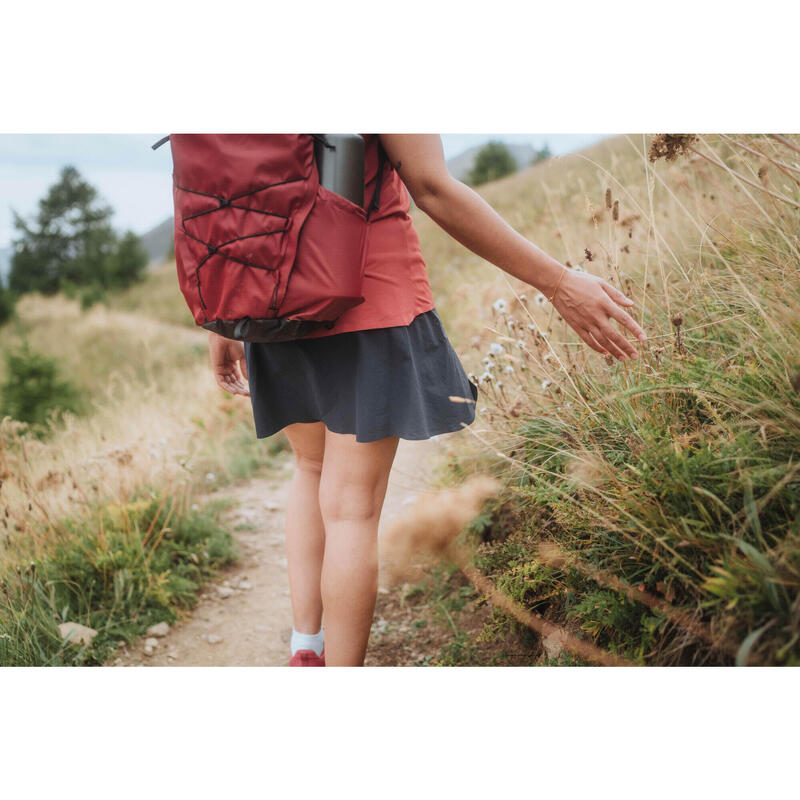 Shortrokje voor wandelen dames MH500 blauw