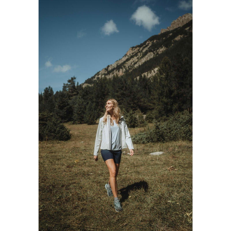 Veste de randonnée femme, MH100 beige