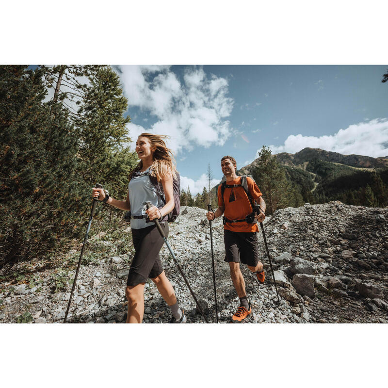 Erkek Outdoor Uzun Şort - Siyah - MH500
