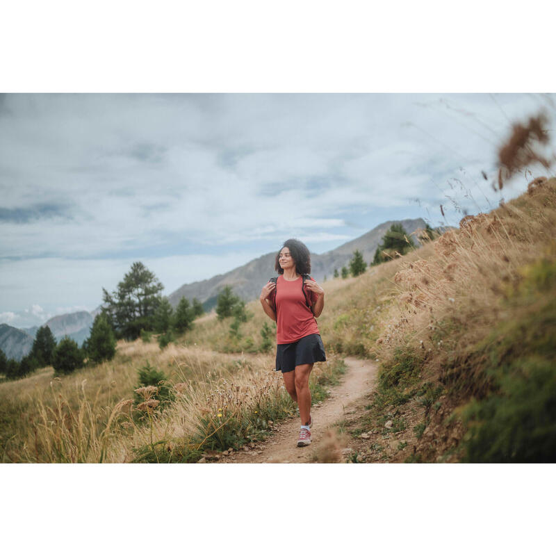 Shortrokje voor wandelen dames MH500 blauw