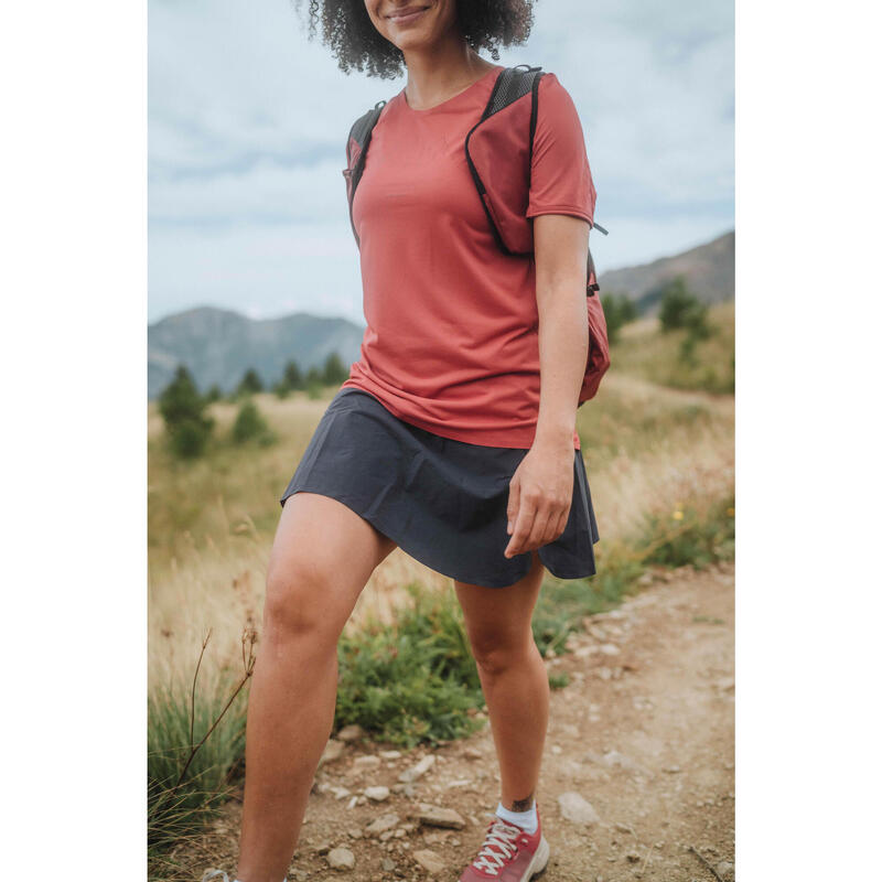 Shortrokje voor wandelen dames MH500 blauw