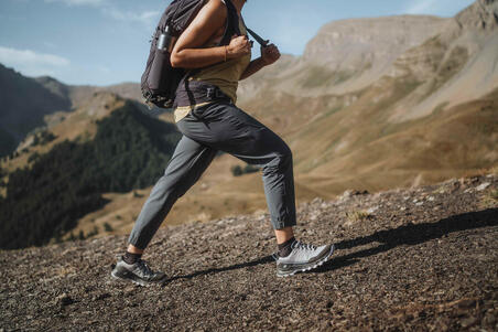 Черевики жіночі MH500 водонепроникні для гірського туризму сірі