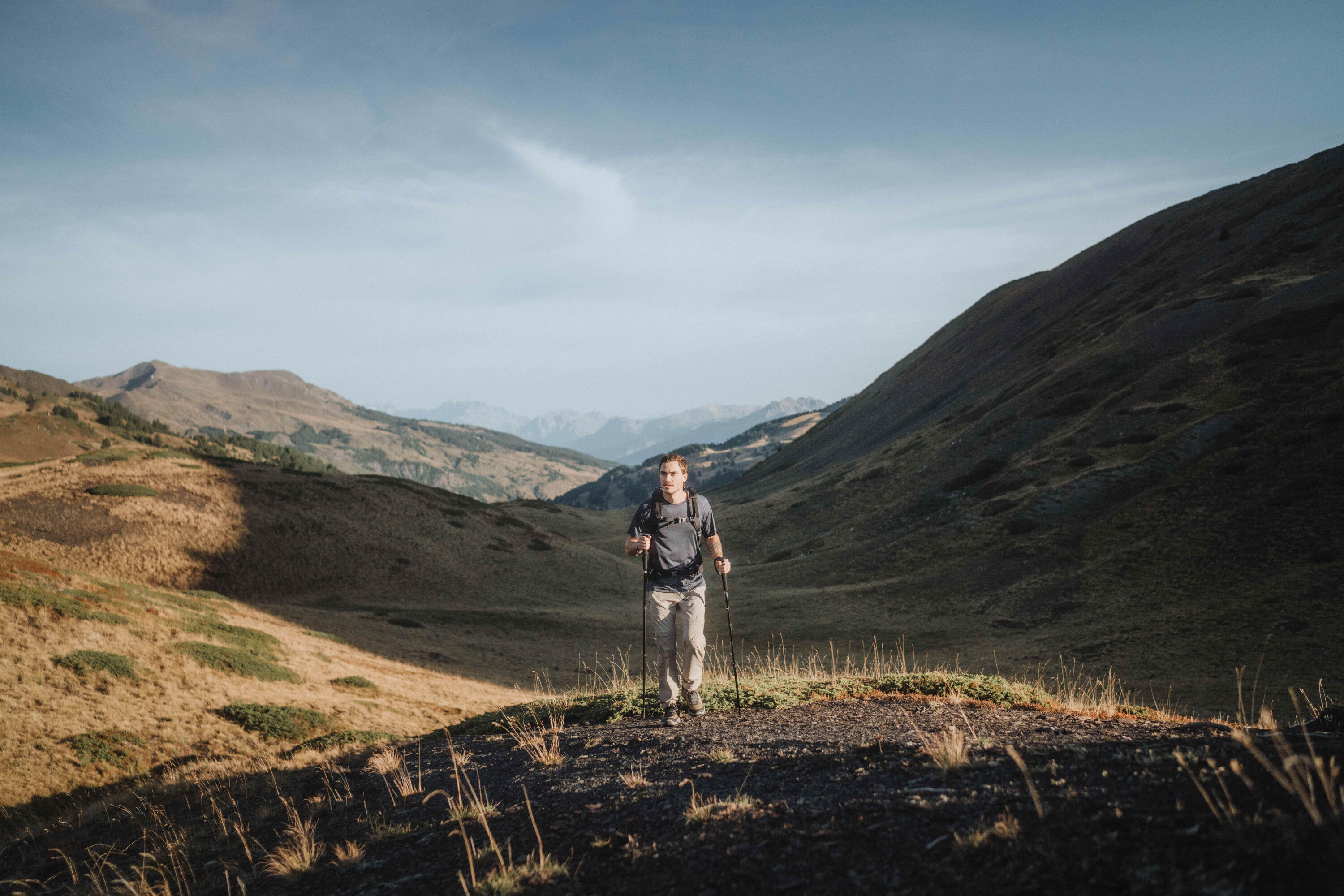 Chaussures de randonnée hautes imperméables homme, MH100 marron 8/9
