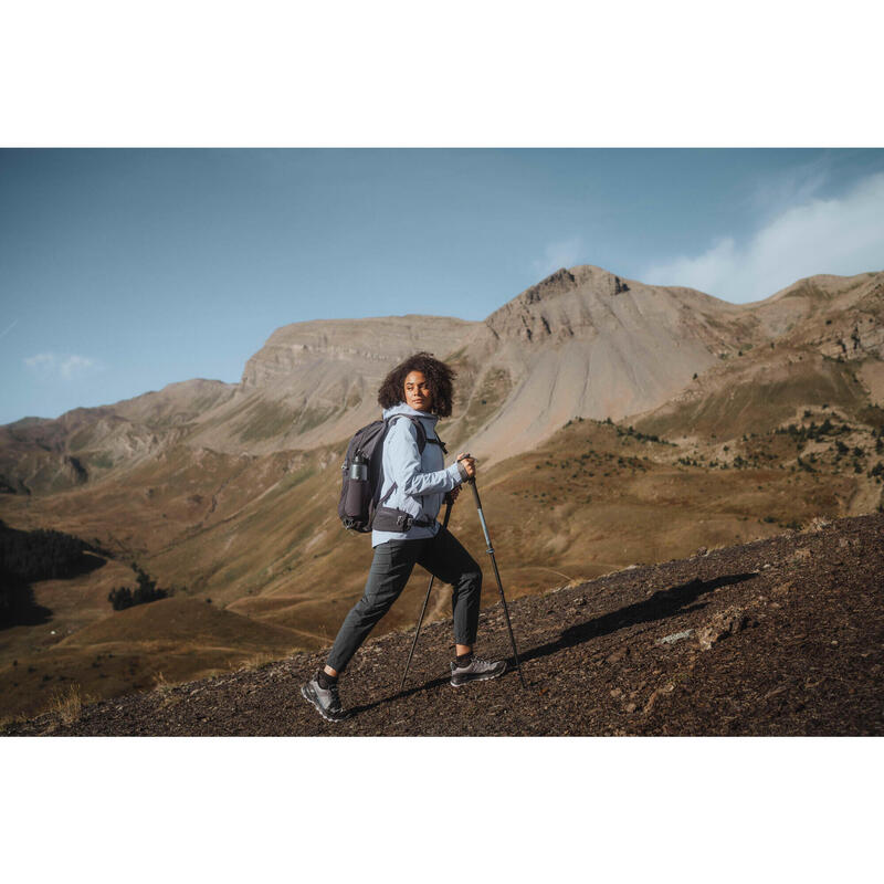 Veste de randonnée imperméable et légère femme, MH900 violet