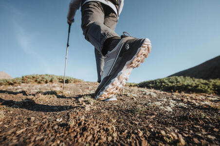 Черевики жіночі MH500 водонепроникні для гірського туризму сірі