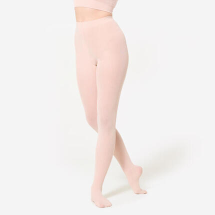 Collants de danse classique avec pieds Femme - Rose