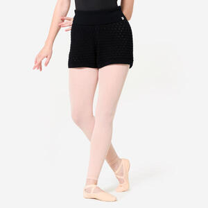 Pantalón Corto Danza Entrenamiento Mujer Negro