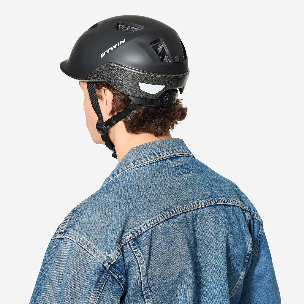 CASQUE VÉLO VILLE 100 NOIR