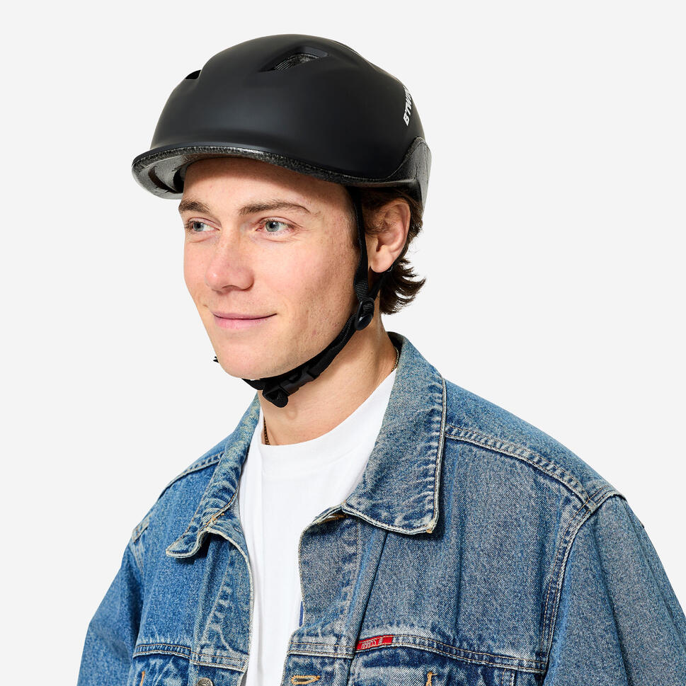 Kask na rower miejski Btwin 100