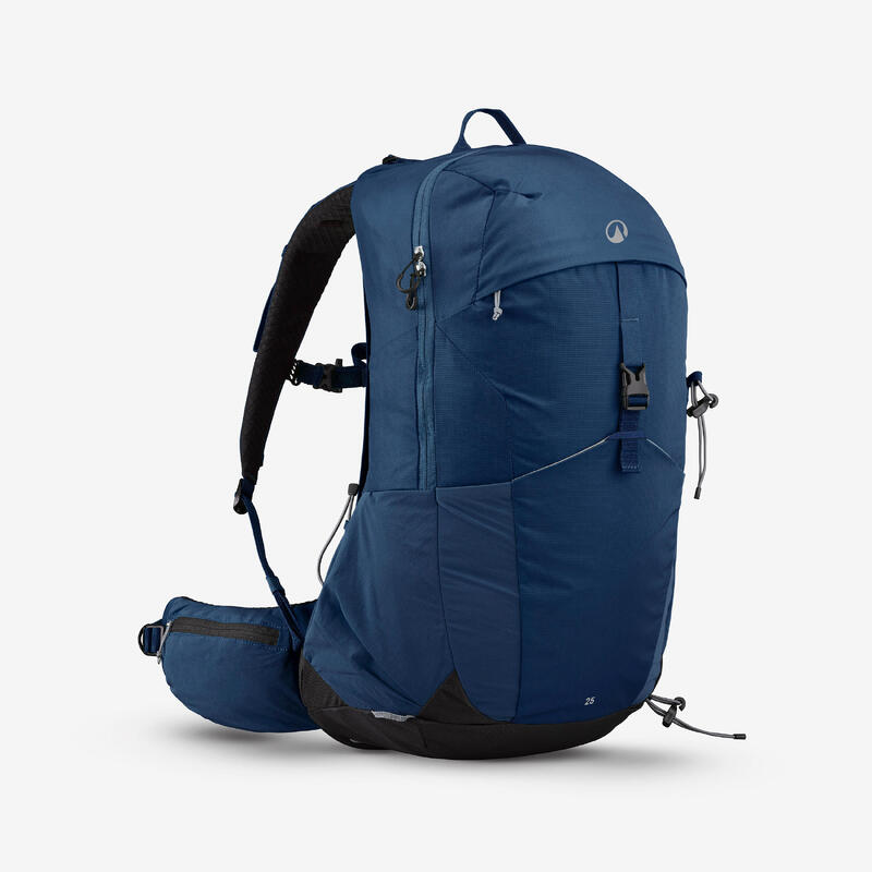 Sac à dos de randonnée ventilé 25L, MH500 bleu