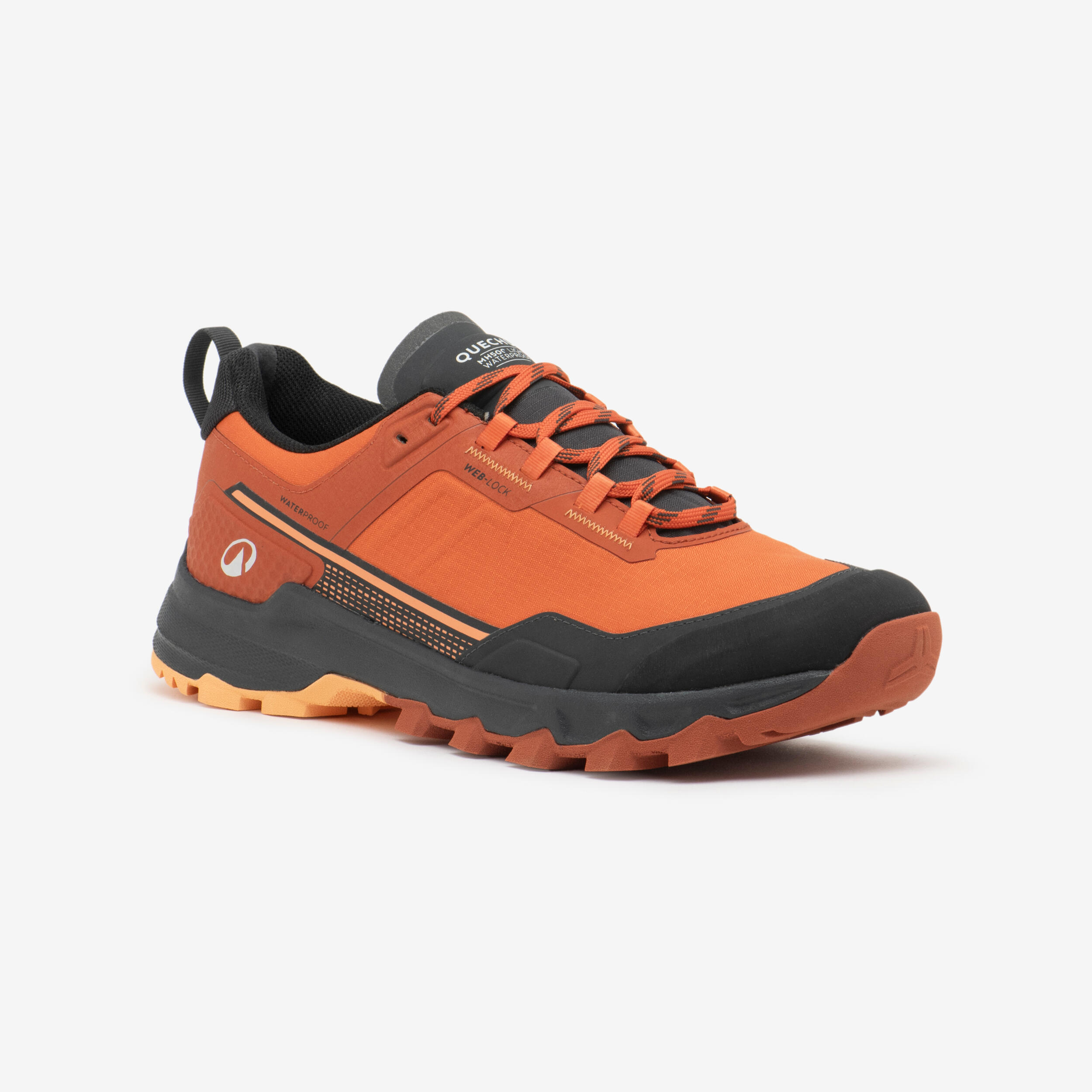 Waterdichte wandelschoenen voor heren MH500 Light oranje 5/7