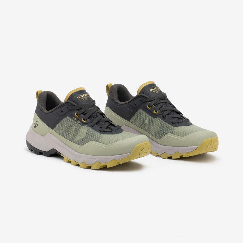 Chaussures de randonnée montagne légère homme, MH500 Light kaki