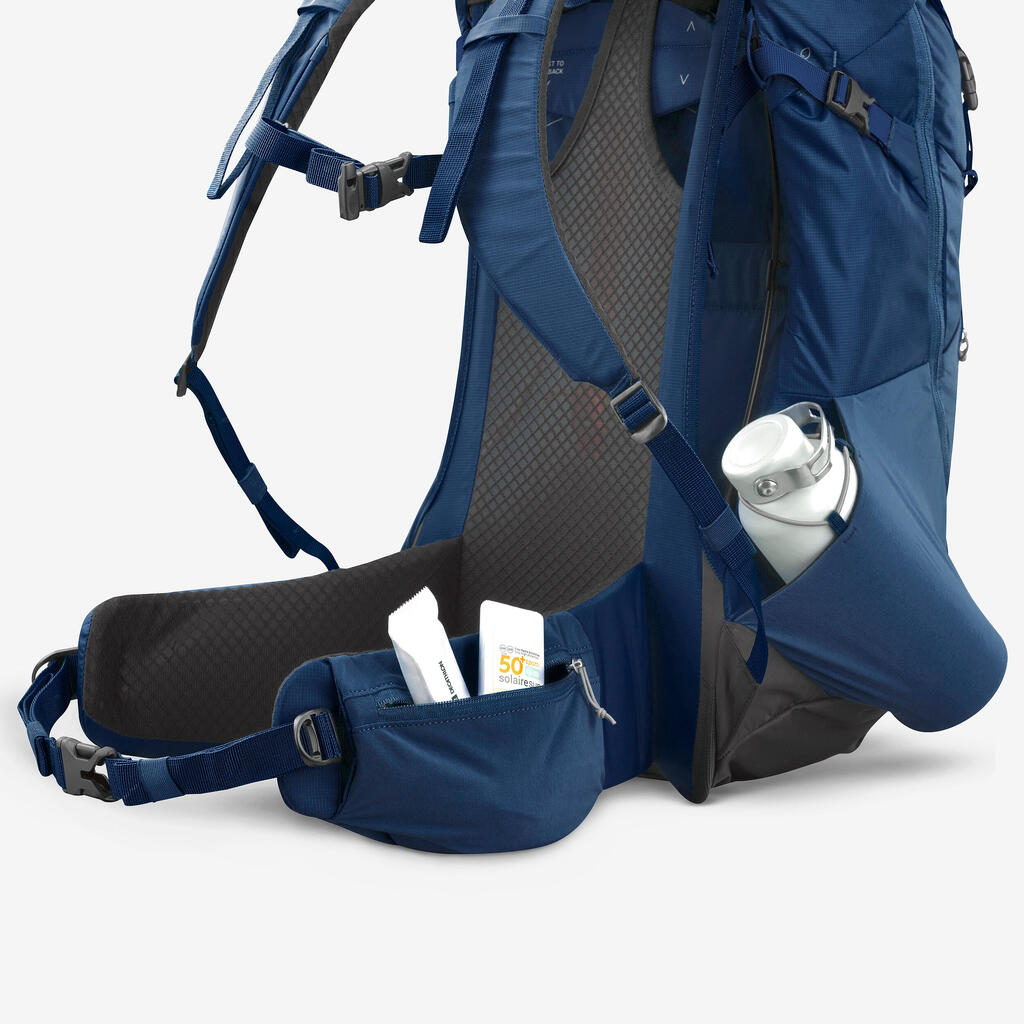 Sac à dos de randonnée 38L, MH500 bleu
