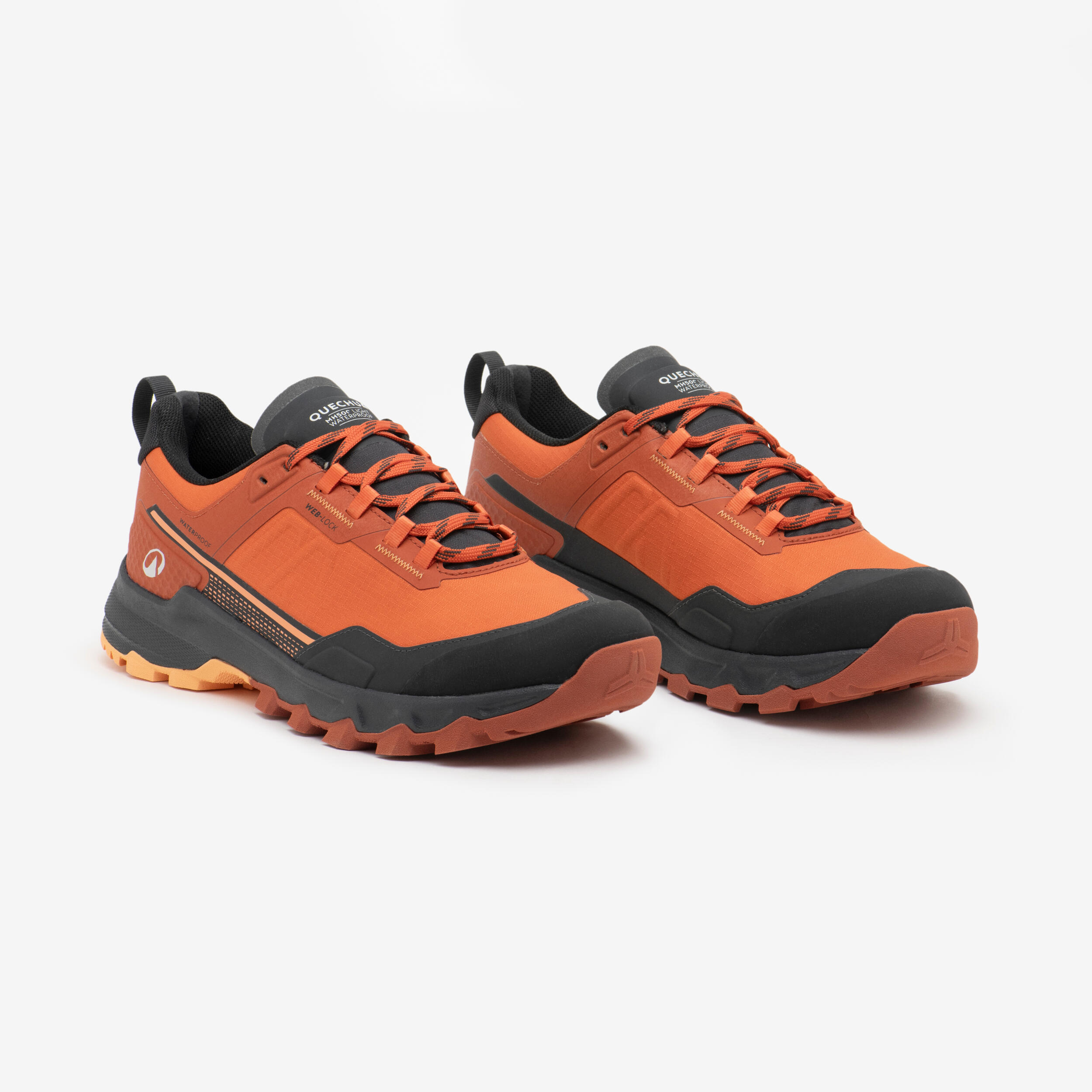 Waterdichte wandelschoenen voor heren MH500 Light oranje 2/7