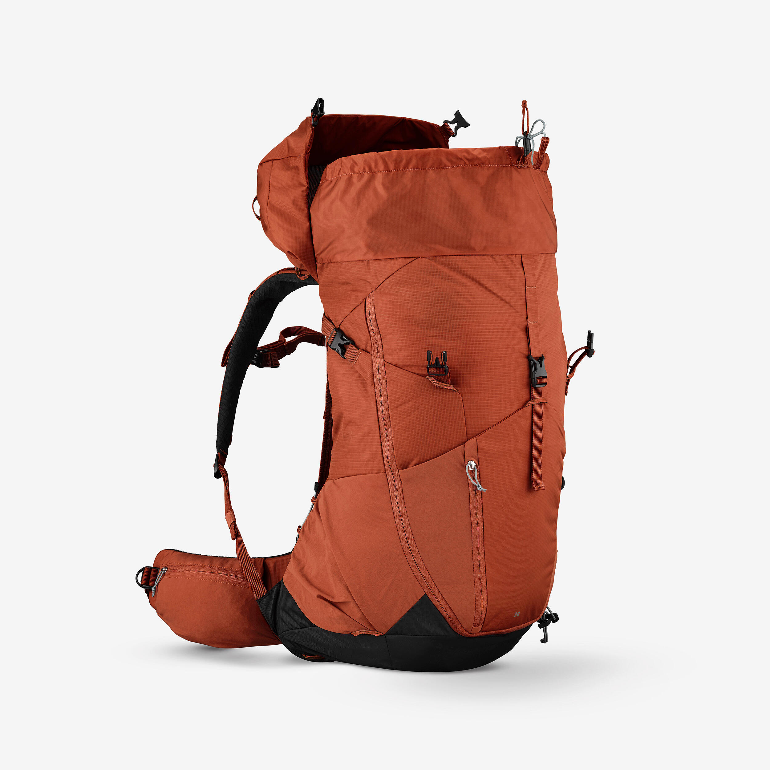 38 L Hiking Backpack, MH500 - Brown