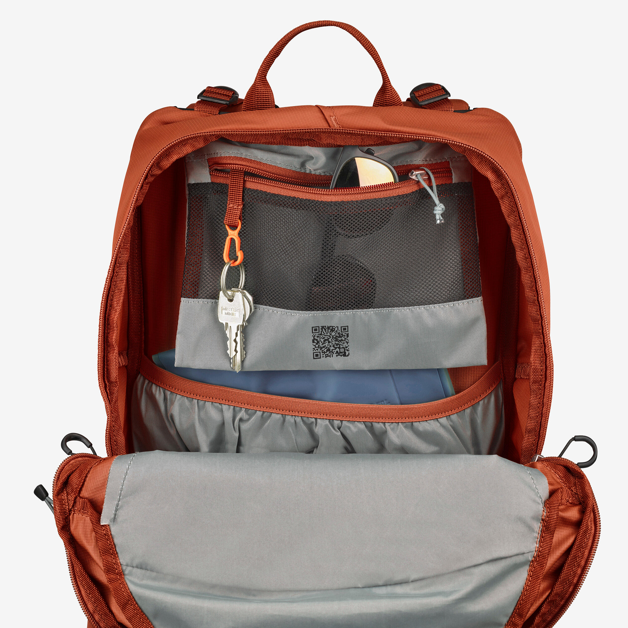 Zaino trekking MH500 25L marrone ruggine 6/16