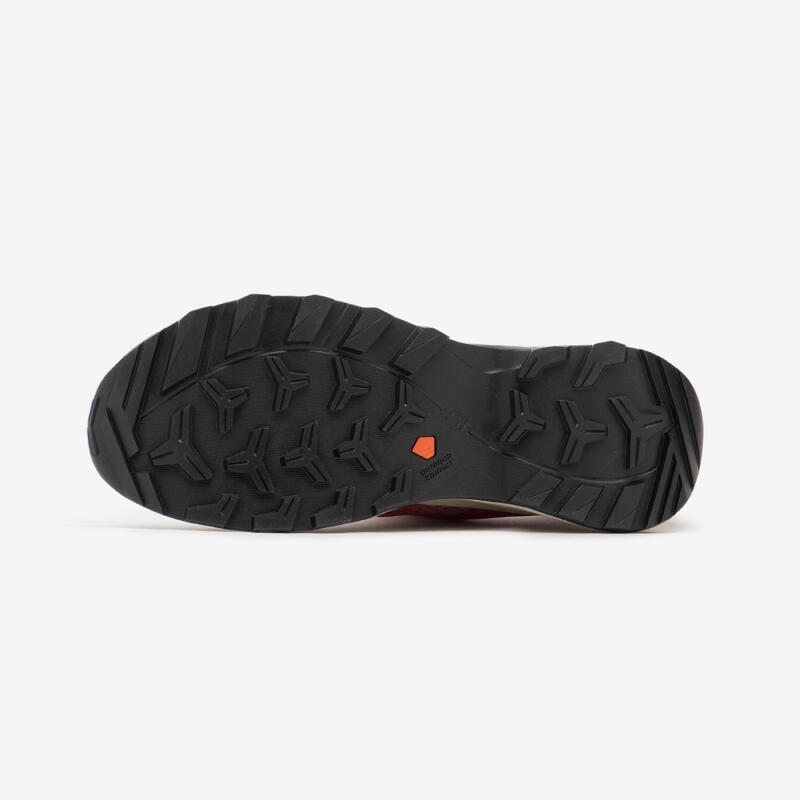 Chaussures de randonnée montagne - MH500 LIGHT rouge - femme