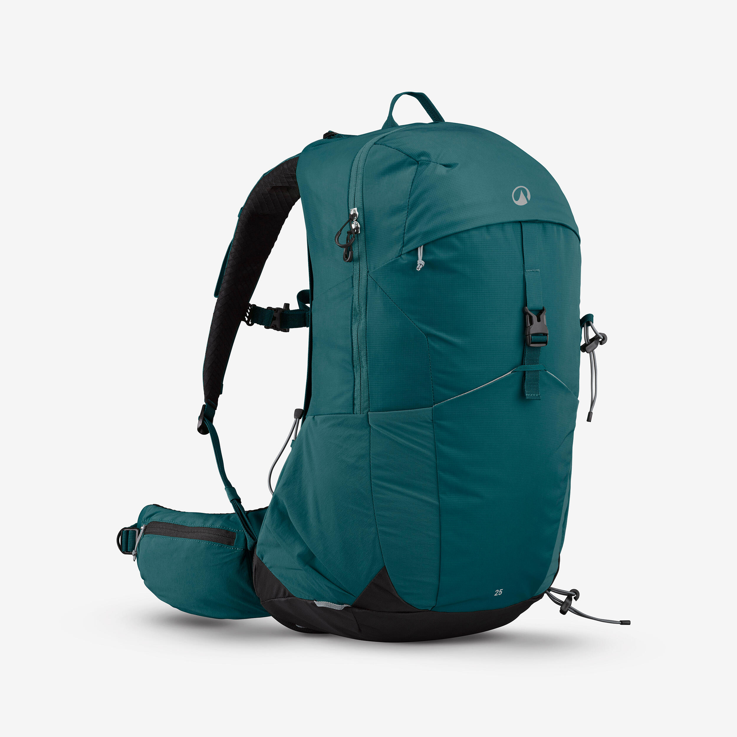 25 L Ventilated Hiking Backpack, MH500 - Green