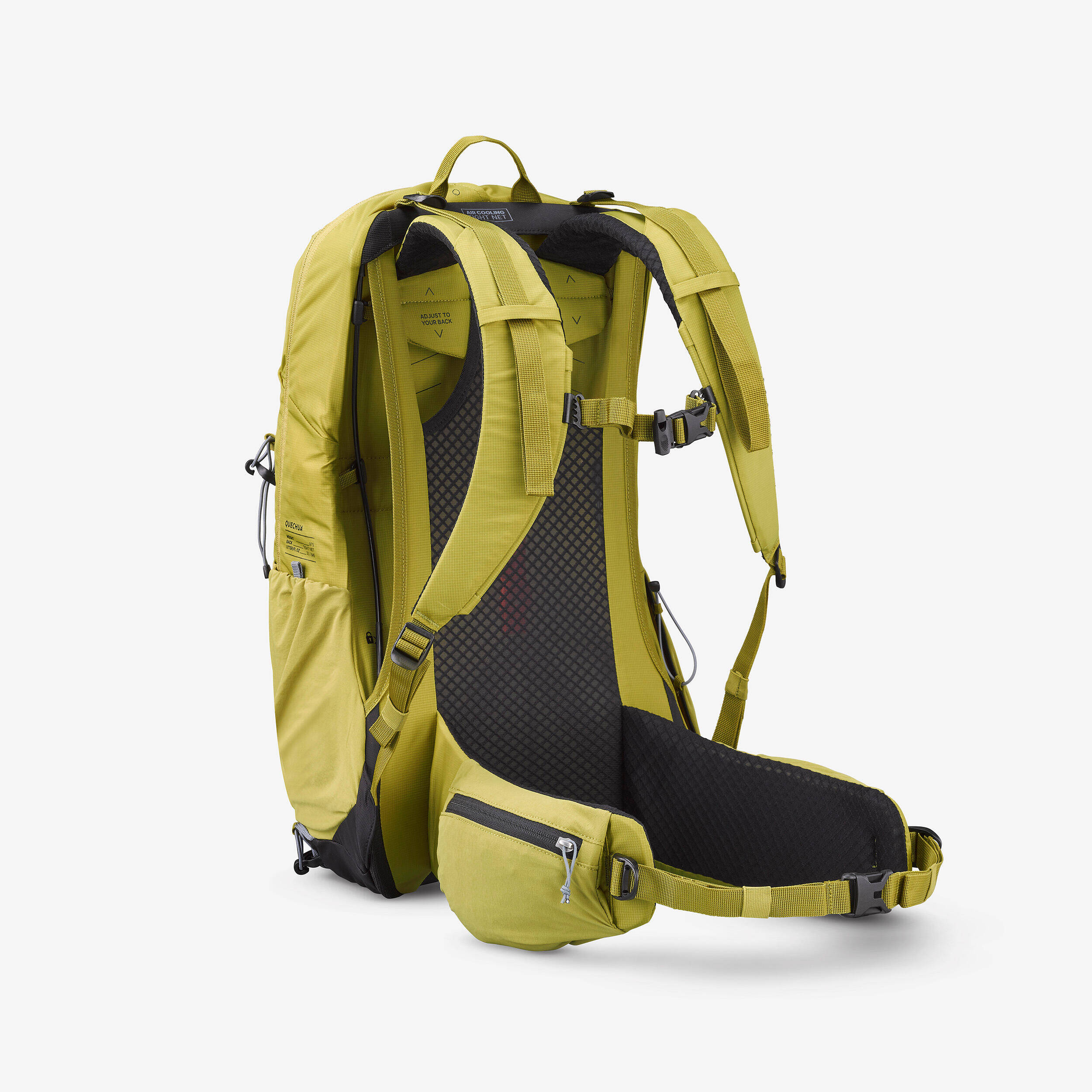 25 L Ventilated Hiking Backpack, MH500 - Khaki -  3