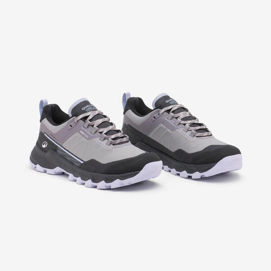 Zapatillas de senderismo impermeables mujer, MH500 Light violeta