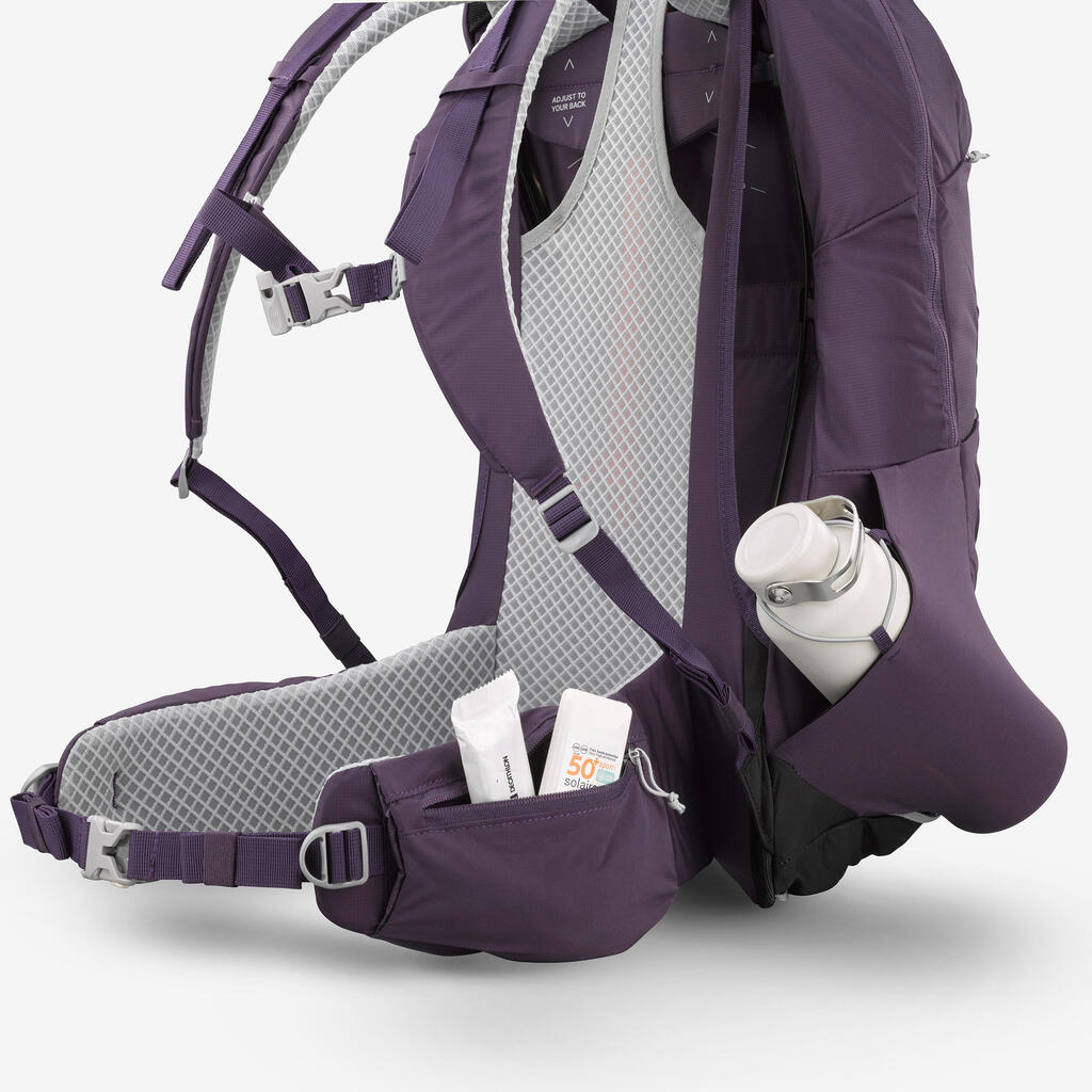Sac à dos de randonnée 25L, MH500 violet