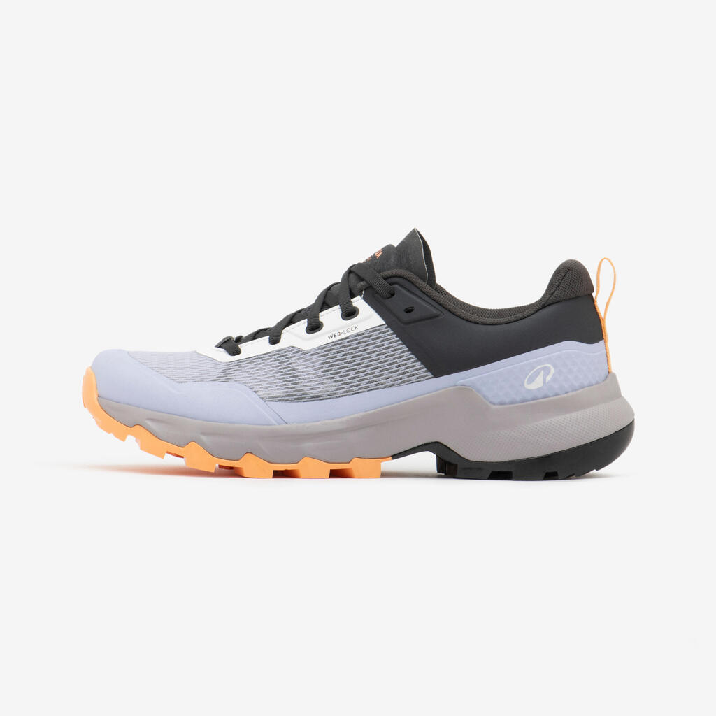 Chaussures de randonnée montagne femme, MH500 LIGHT violet