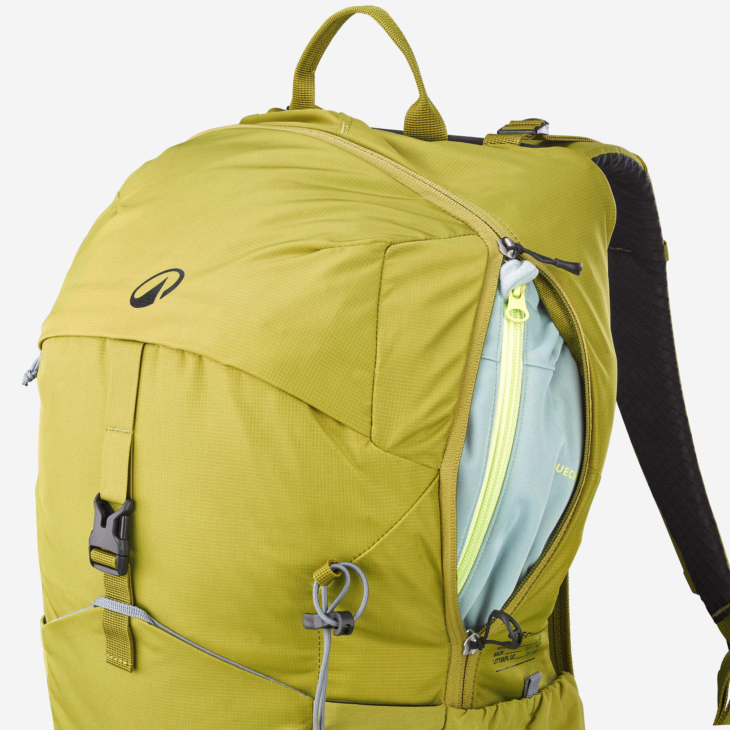 25 L Ventilated Hiking Backpack, MH500 - Khaki 8/16