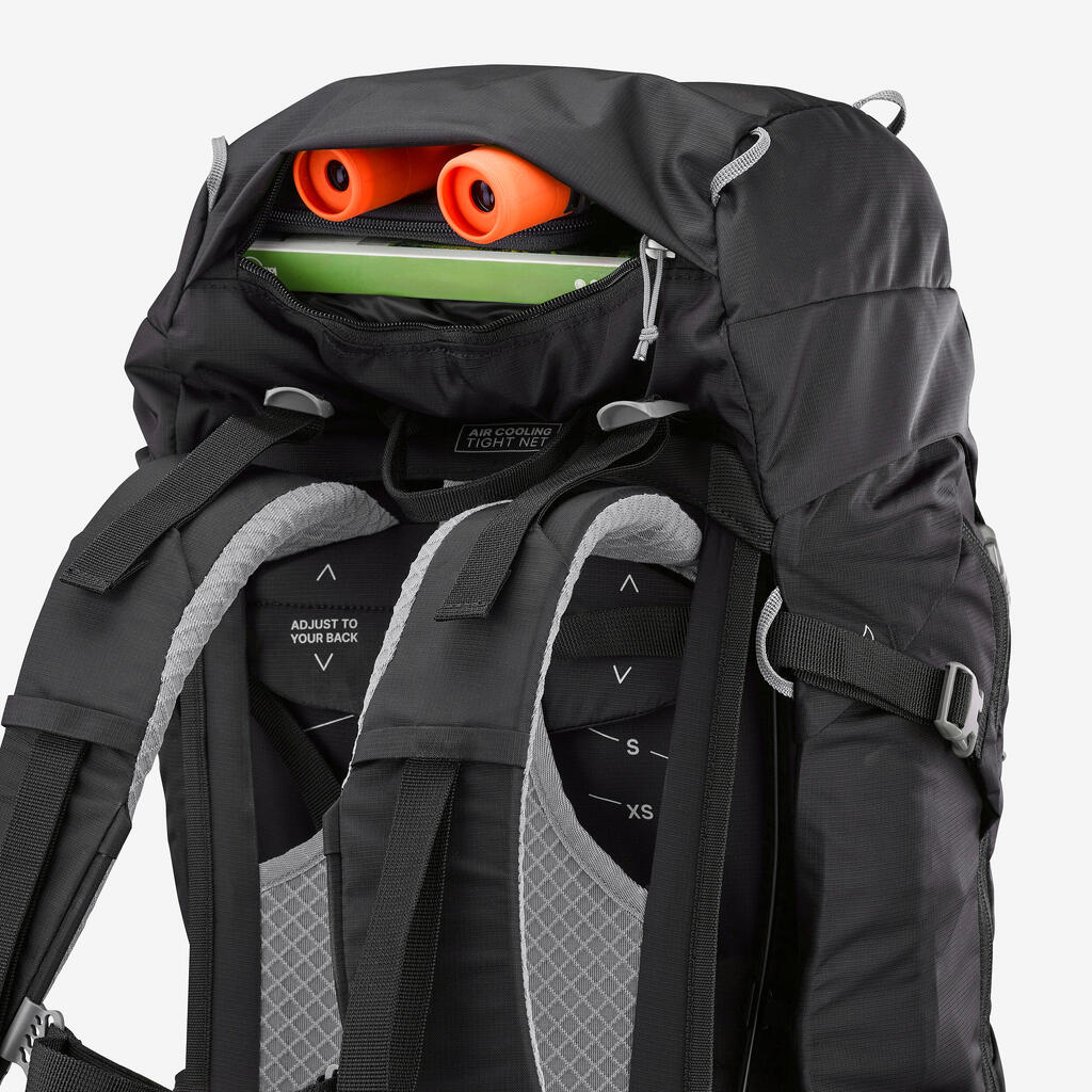 Mochila de senderismo de montaña de 38 L café MH500