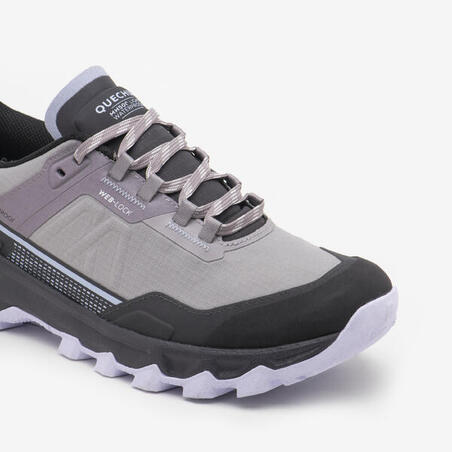 Черевики жіночі MH500 водонепроникні для гірського туризму сірі