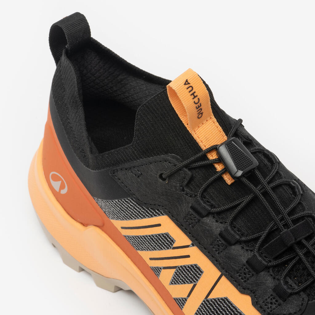 Men’s Faster Hiking Boots MH500 - Black orange