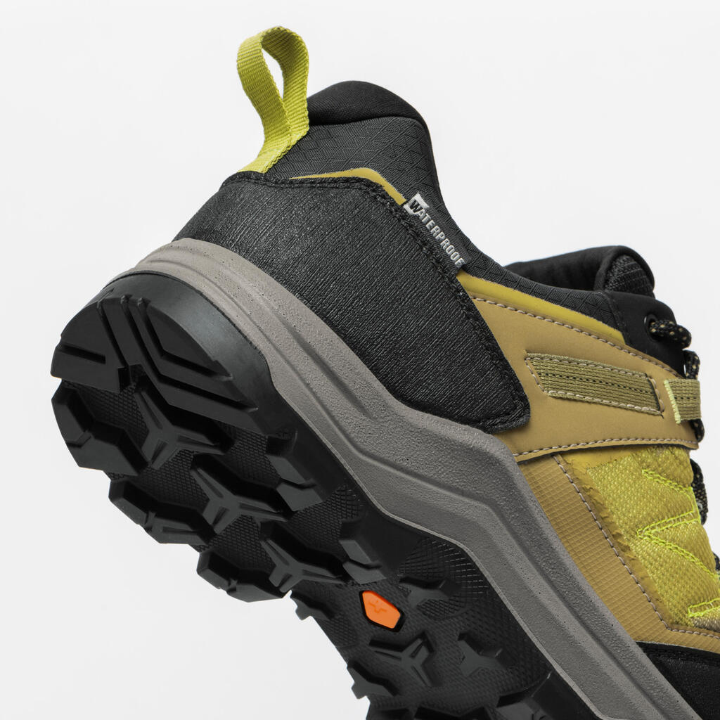 Women's Hiking Waterproof Boots MH100 - Green