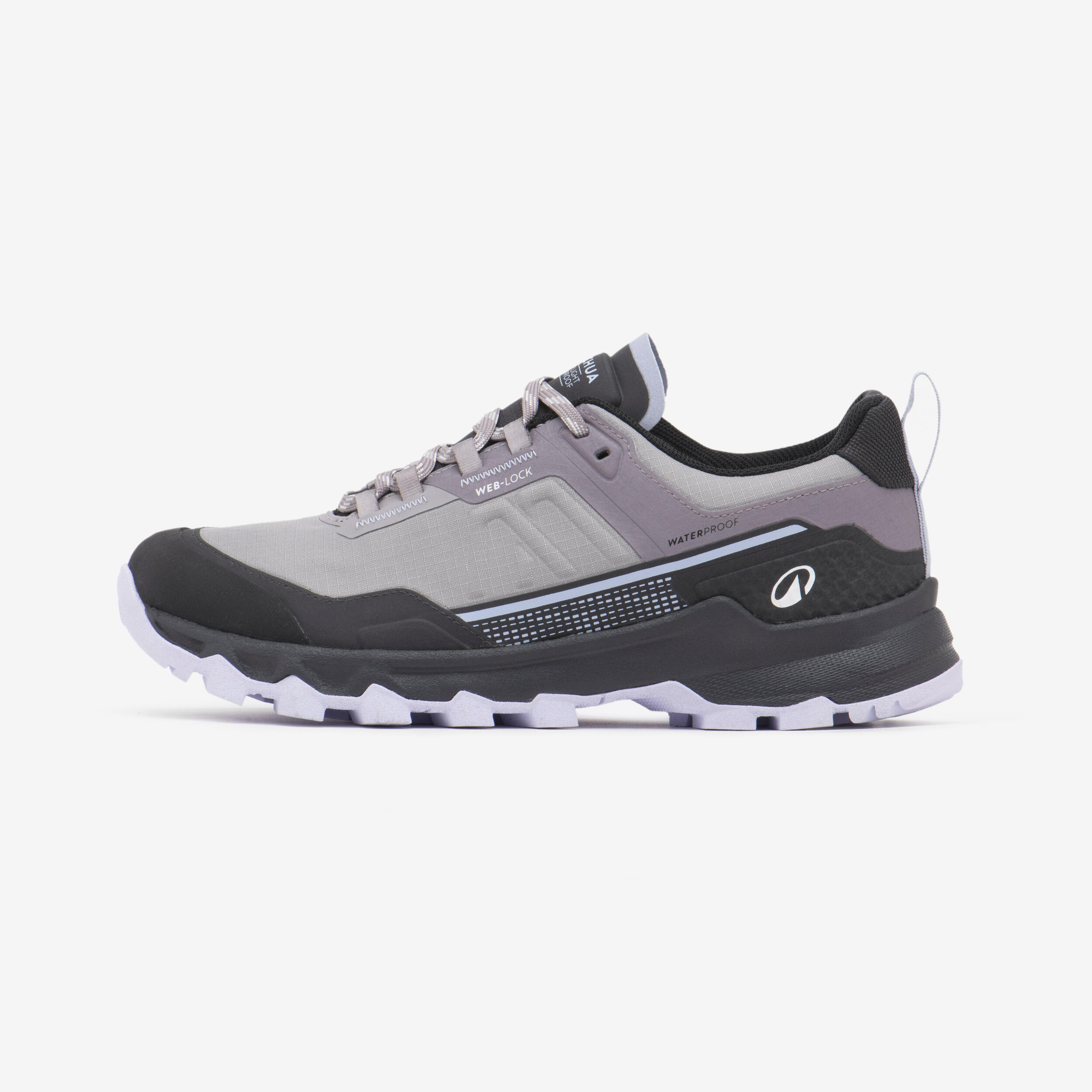 Chaussure de randonnée imperméable femme, MH500 Light gris 3/20
