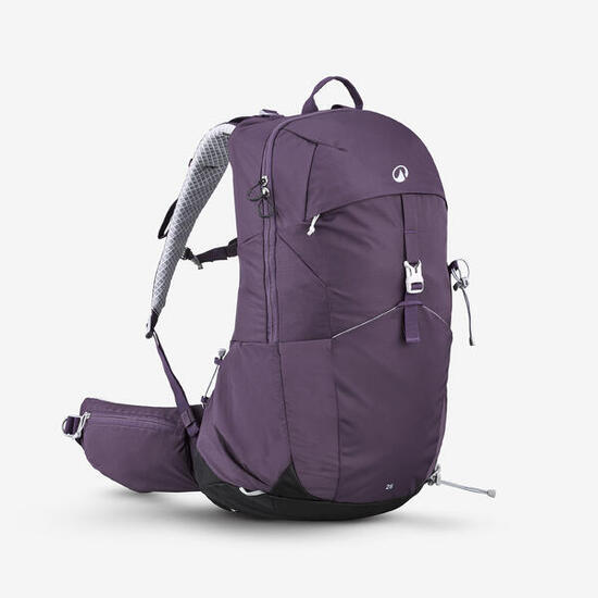 Mochila de senderismo ventilada 25L - MH500 violeta