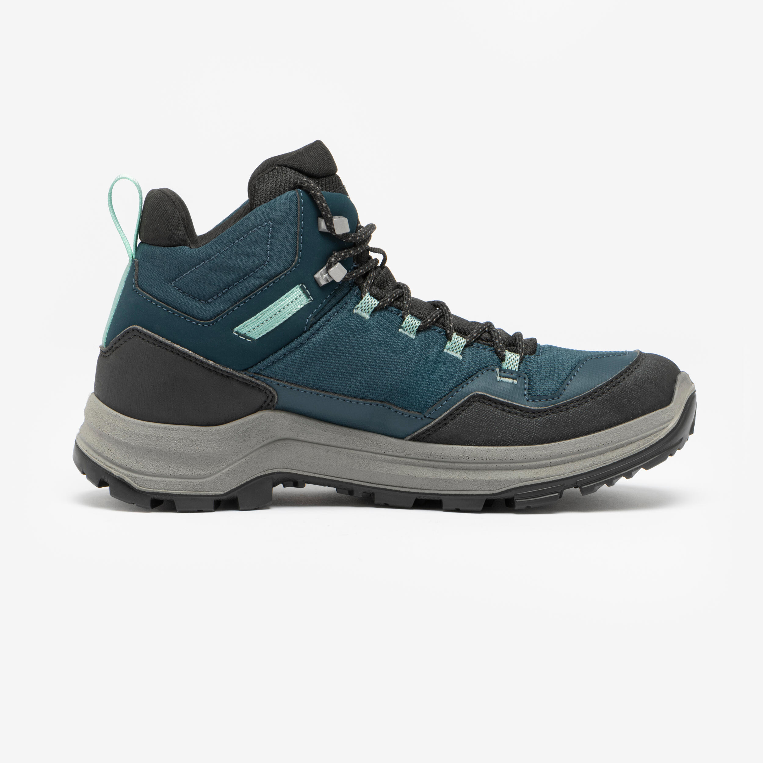 Women’s Waterproof Hiking Boots - MH 100 Mid - Green - QUECHUA