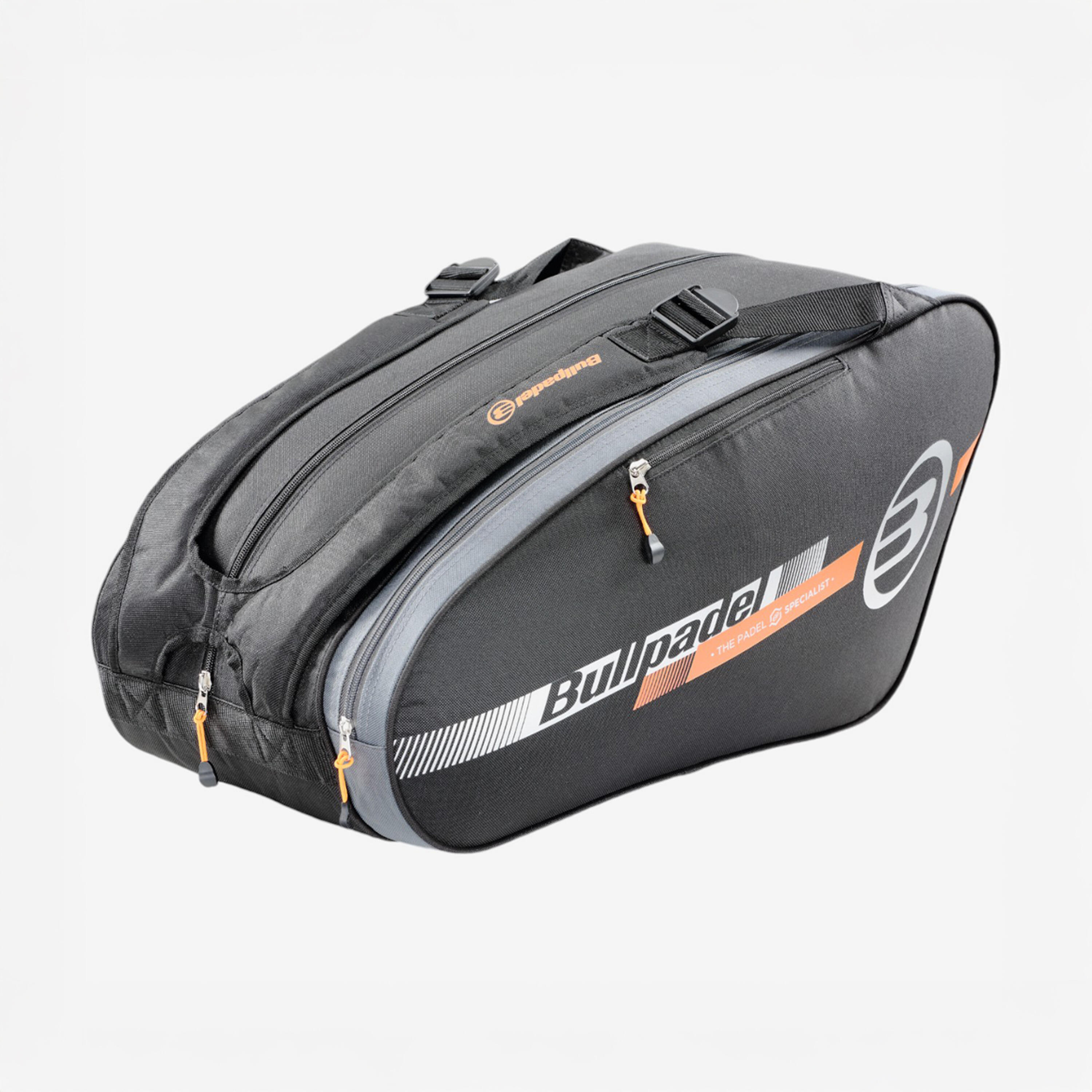 Saco de padel 40 litros - bullpadel tour preto 25