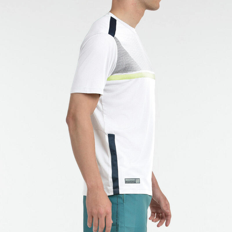 Tricou padel Bullpadel Bilao Alb