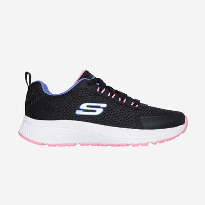 Sneakers kids go run zwart/roze