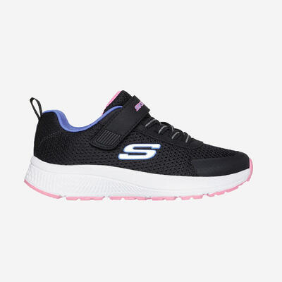 Scarpe da ginnastica Skechers bambino GO RUN CONSISTENT strap e lacci nero-rosa