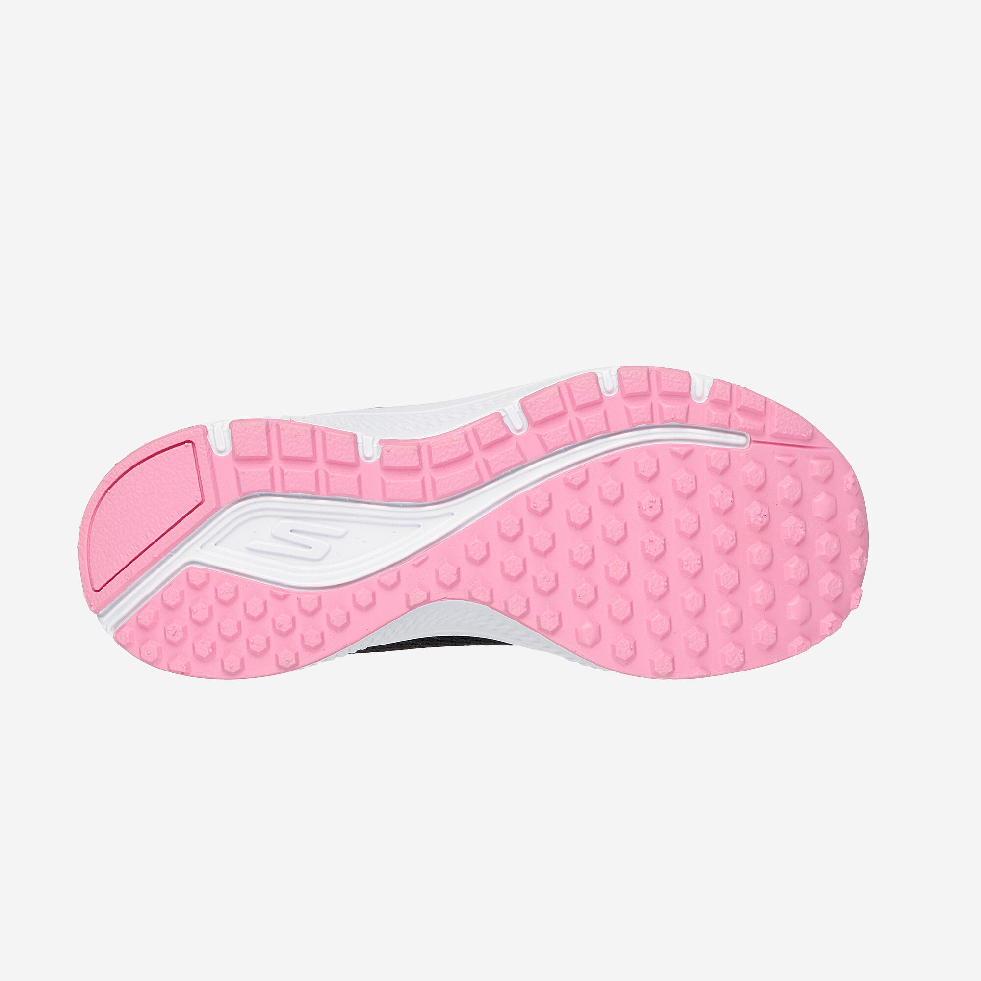 Scarpe da ginnastica Skechers bambino GO RUN CONSISTENT strap e lacci nero-rosa 5/5