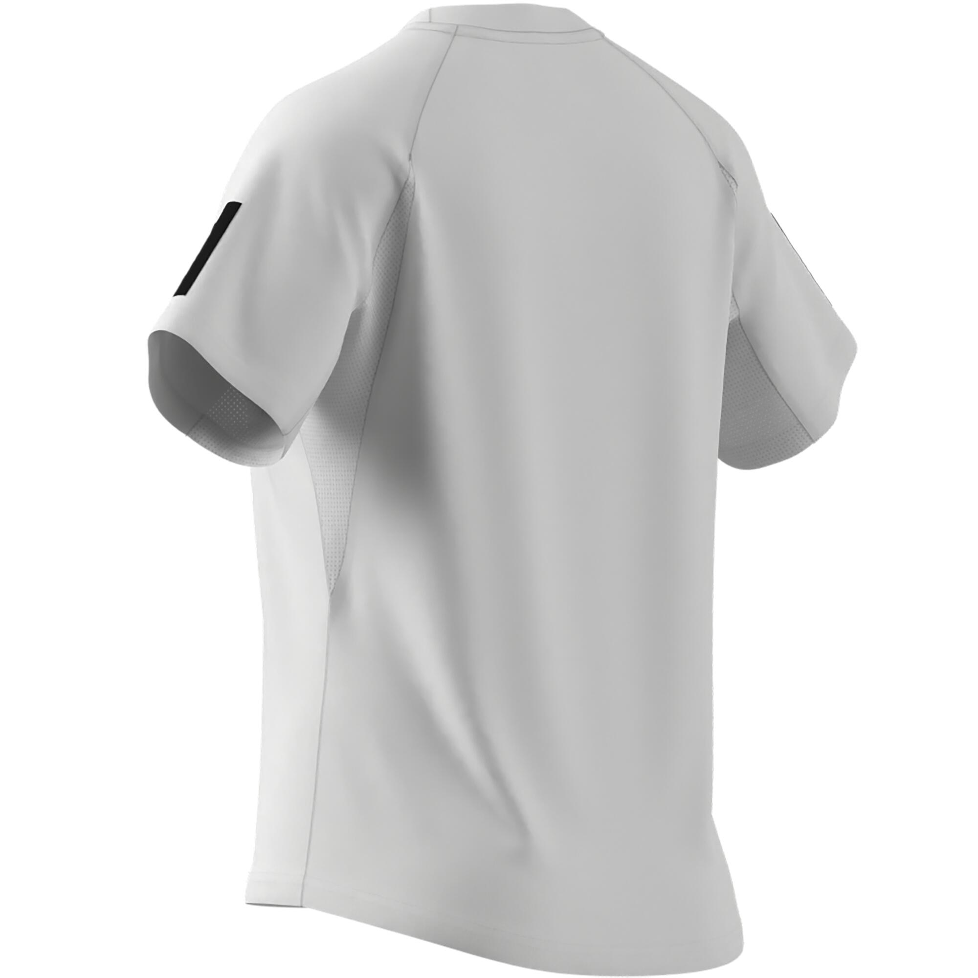 Camiseta de pádel manga corta blanca Adidas mujer 6/8