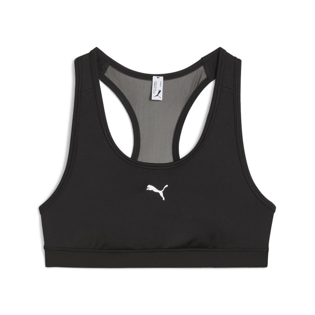 Moderate-Support Sports Bra - Black