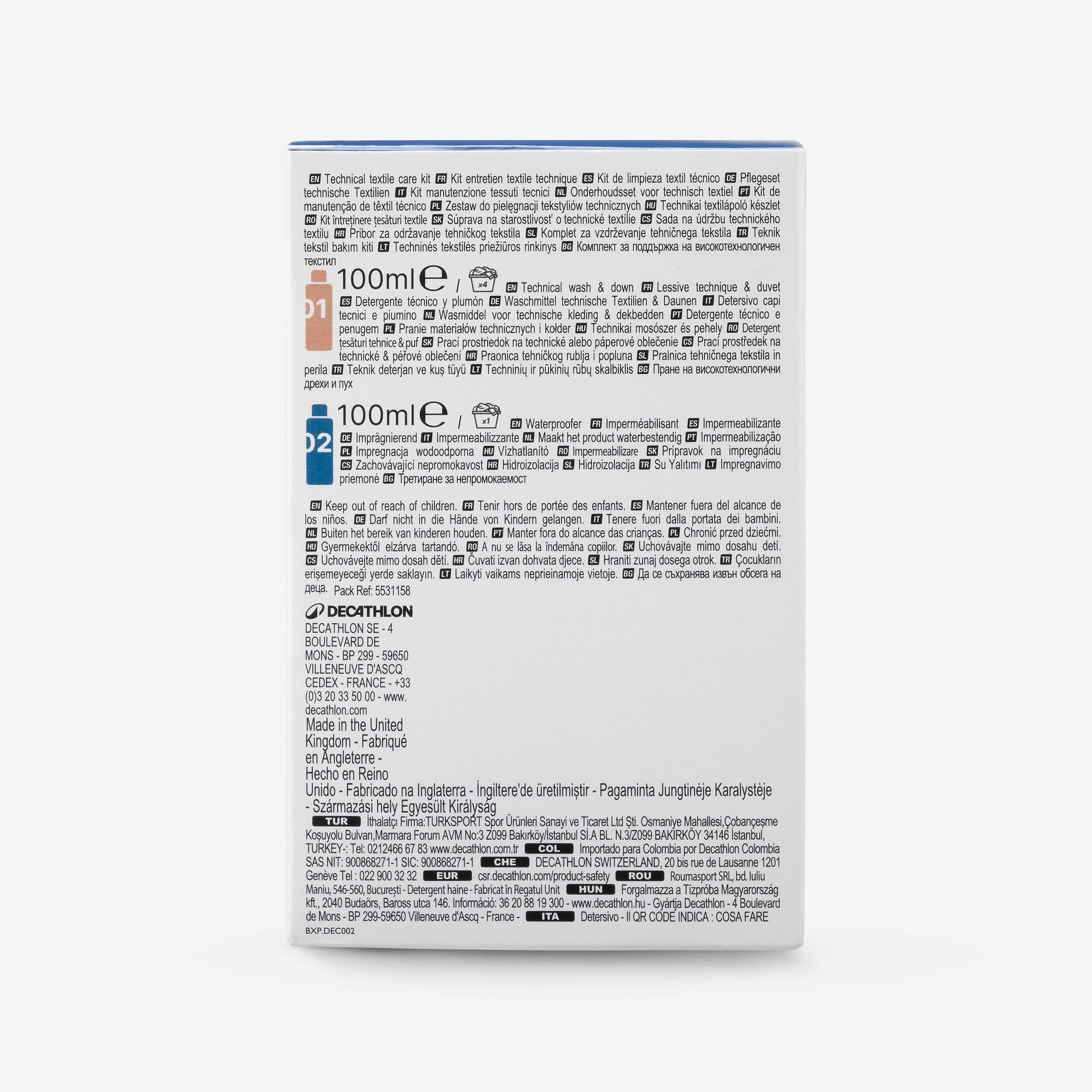 Pflegeset Reinigungs- und Imprägniermittel - 2 × 100 ml 3/5