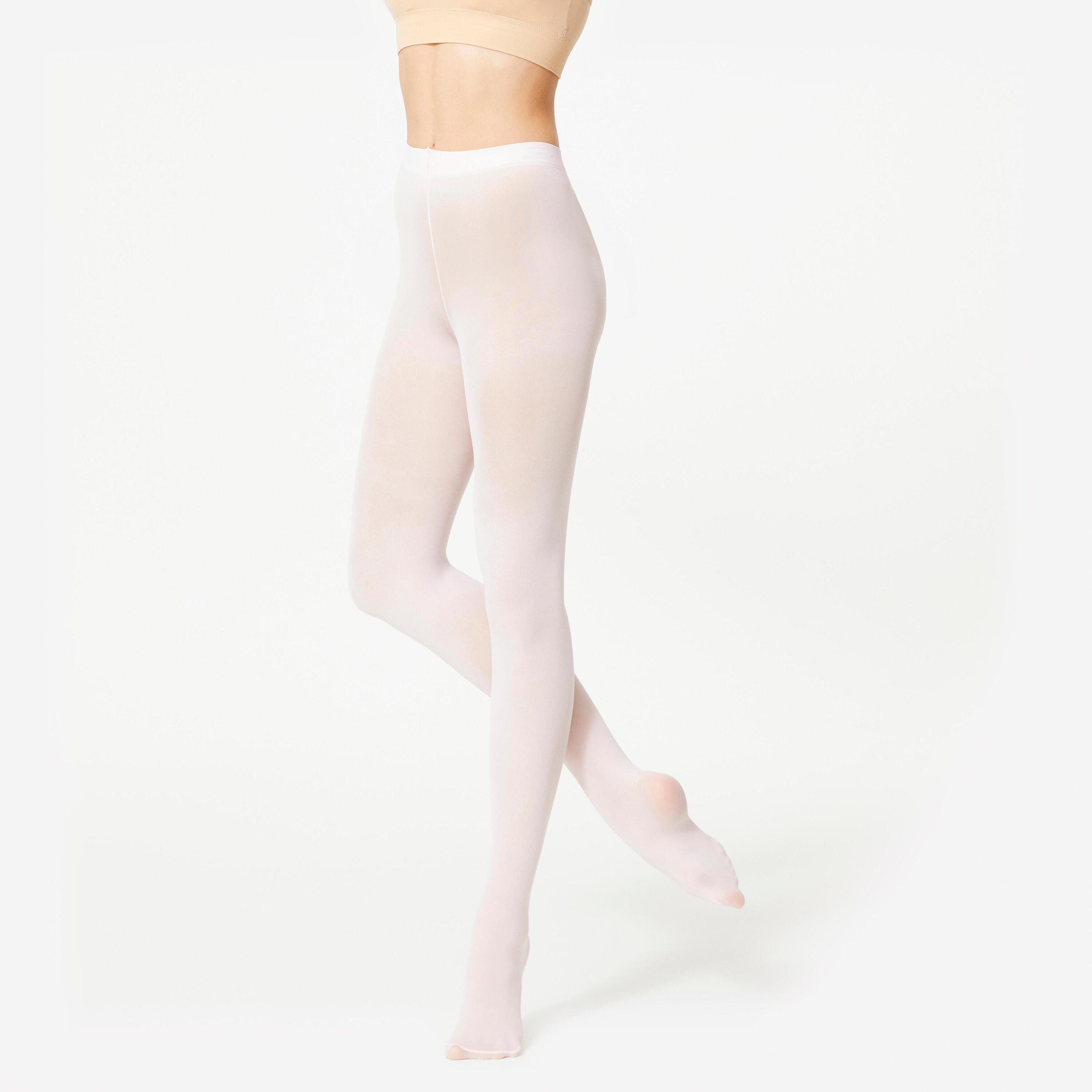Collant danza classica bambina rosa 10/18