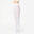 Collants de Ballet com Pé Menina Branco