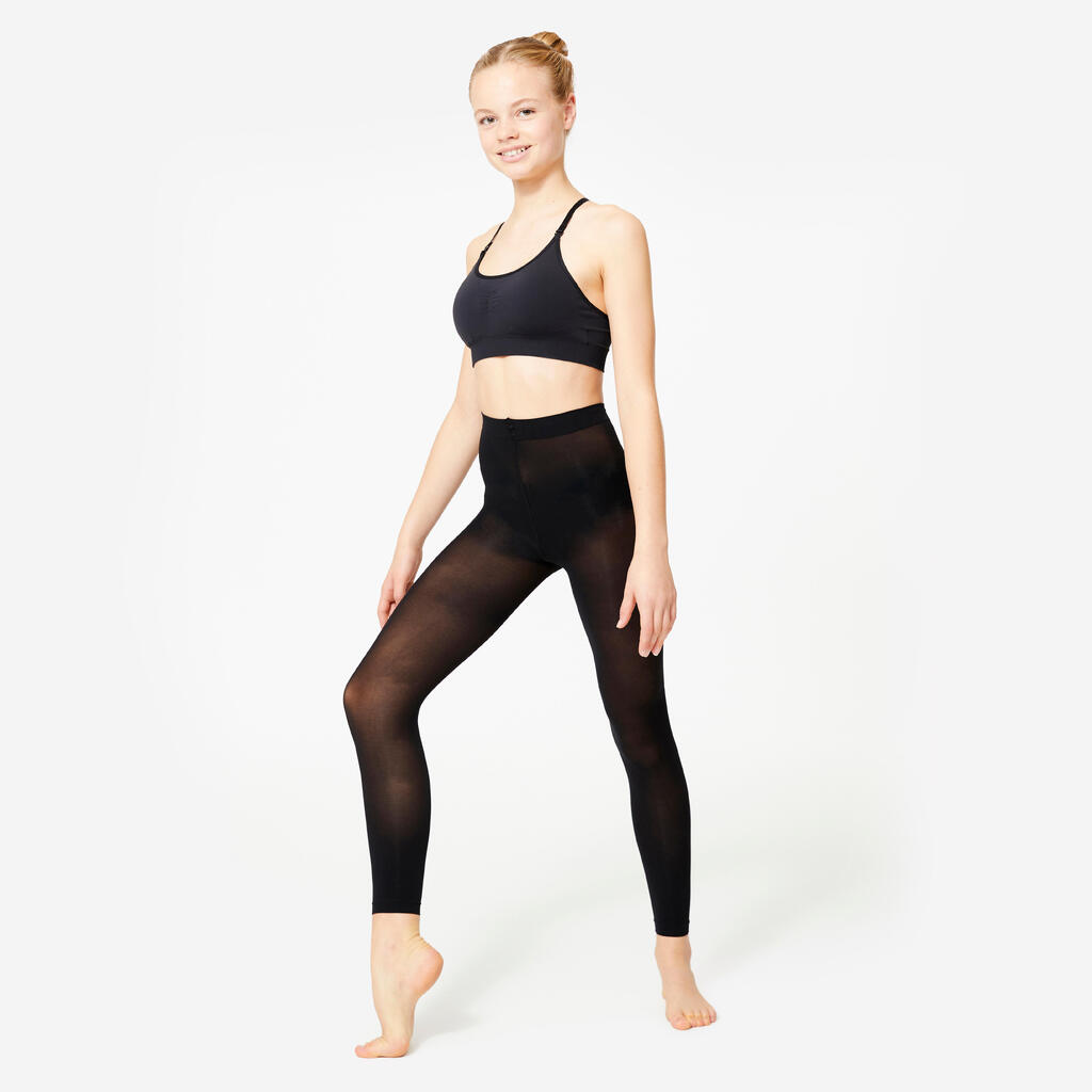 Collants de danse classique sans pieds Fille - Rose