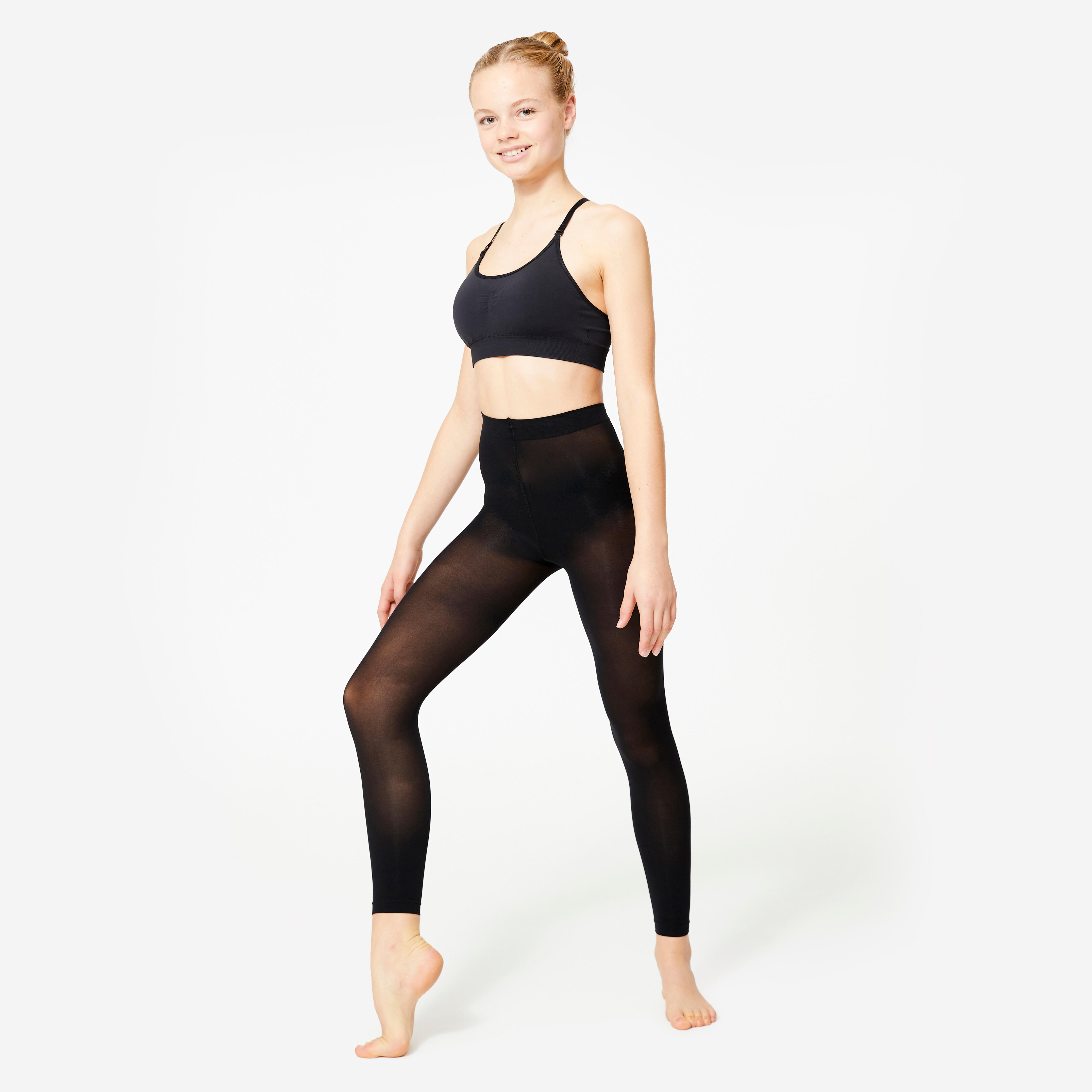 Collants de danse sans pieds enfant – noir - STAREVER