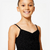 Justaucorps danse classique noir fines bretelles filles