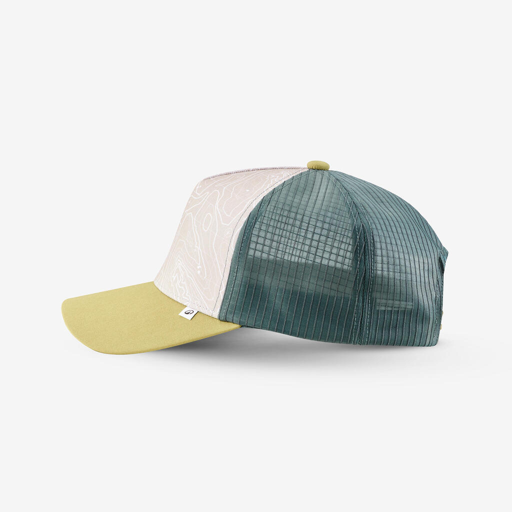 Kačket za planinarenje Travel 500 trucker - bež/kaki
