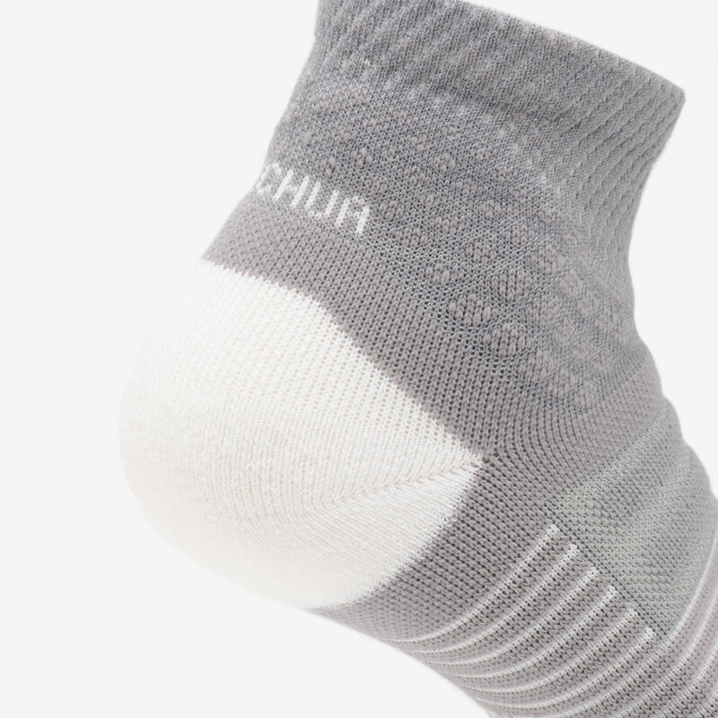 Chaussettes randonnée - hike 900 mid grise - lot de 2 paires